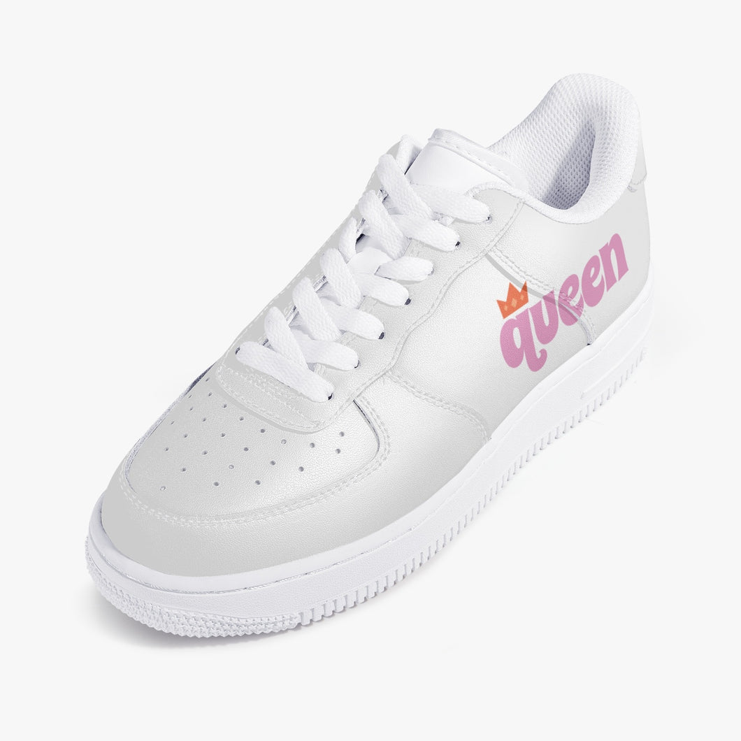 Queen  New Low-Top Leather Sports Sneakers
