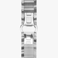 Load image into Gallery viewer, Blue Fire Cross  Steel Strap Automatic Watch