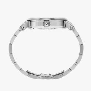 Blue Fire Cross  Steel Strap Automatic Watch