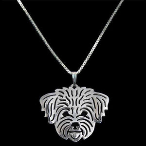 Lovely Maltese Dog Pendant Necklace