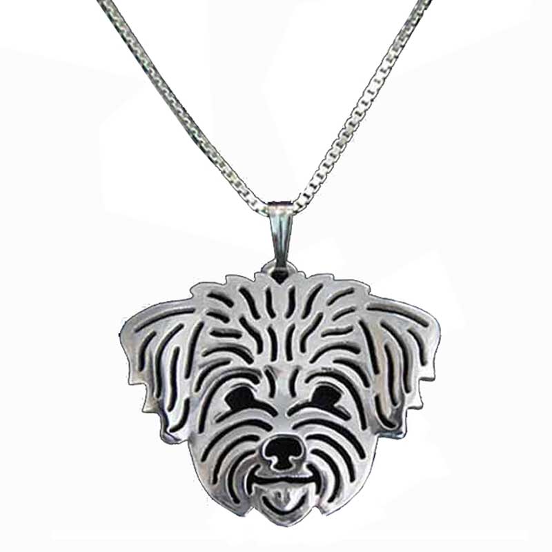 Lovely Maltese Dog Pendant Necklace